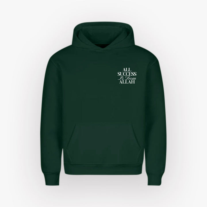 SUCCESS FROM ALLAH HOODIE - WILD GREEN