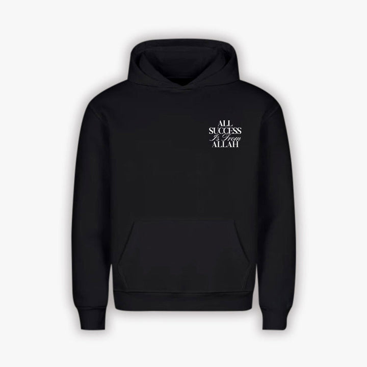 SUCCESS FROM ALLAH HOODIE - BLACK