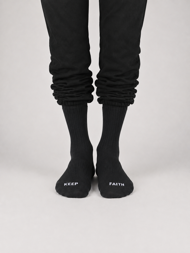 Guide Us To The Straight Path Socks - Black