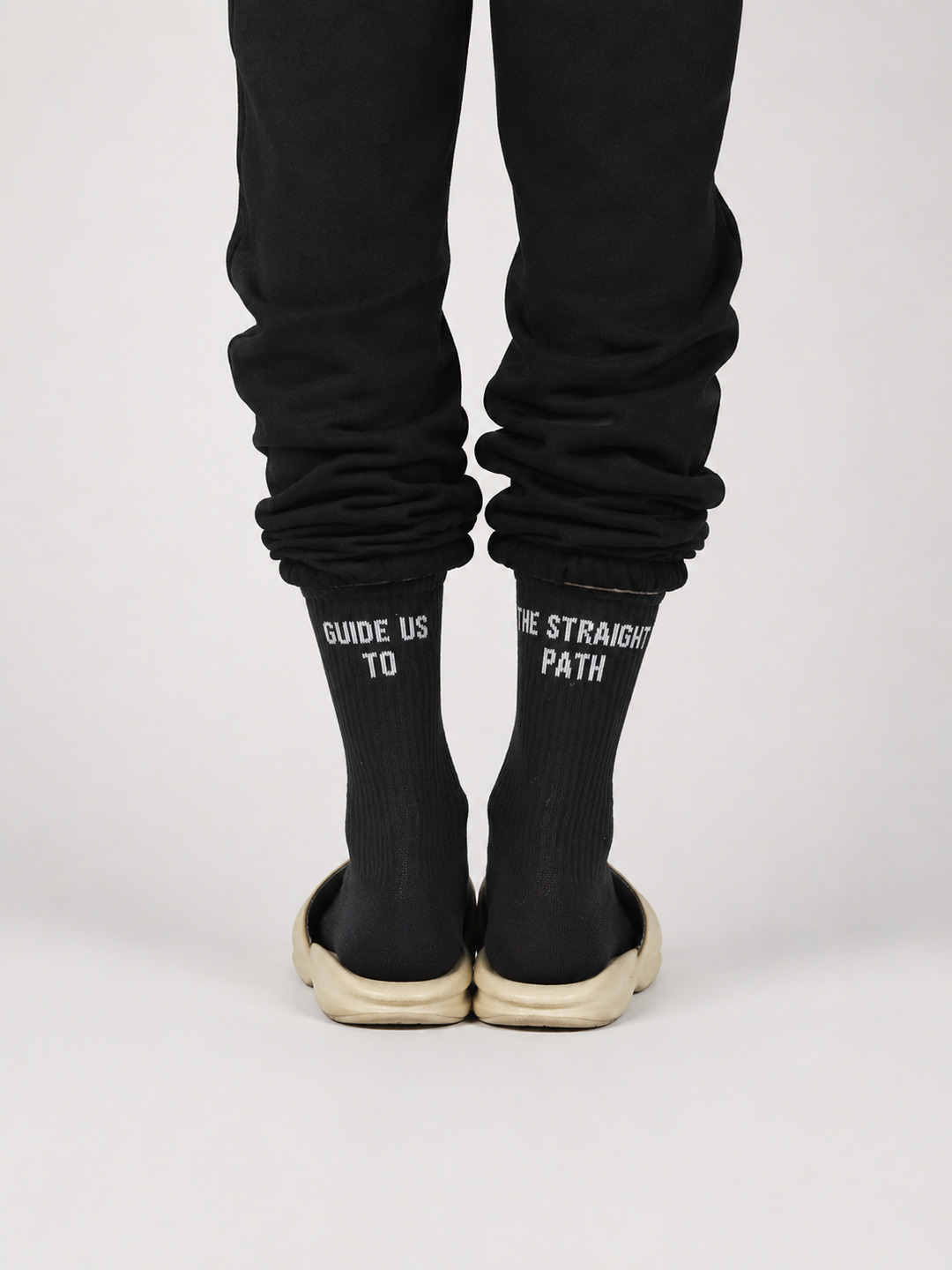 Guide Us To The Straight Path Socks - Black