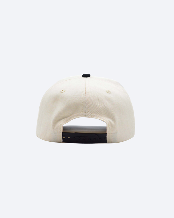 Believers Club Trucker Cap – Ivory & Black