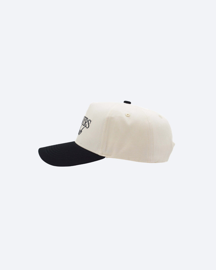 Believers Club Trucker Cap – Ivory & Black