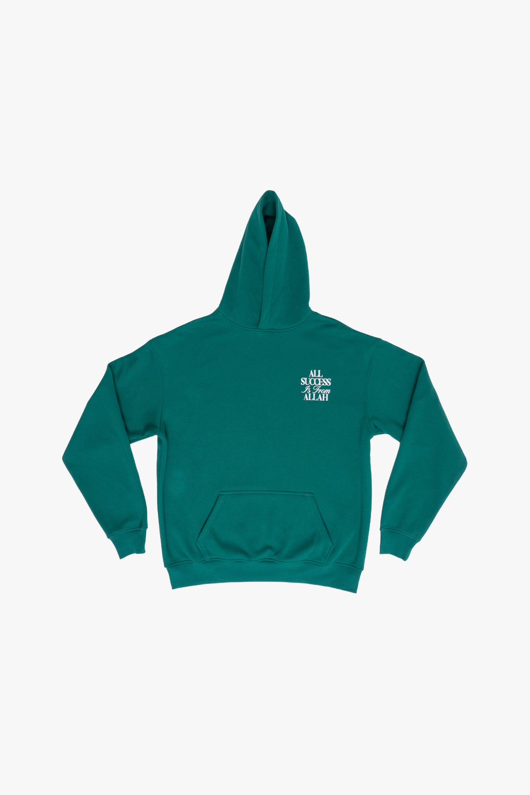 All Success Is From Allah – Green Hoodie