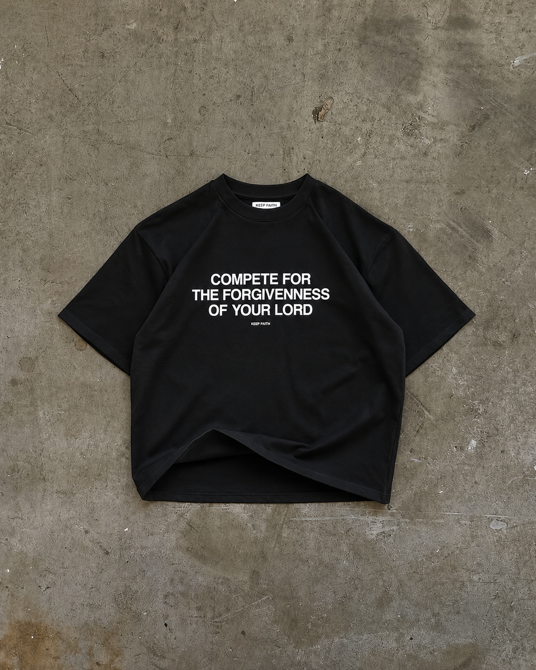 Compete for Forgiveness Tee - Black