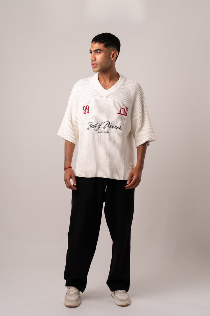Trust Allah - Ivory Knit Jersey