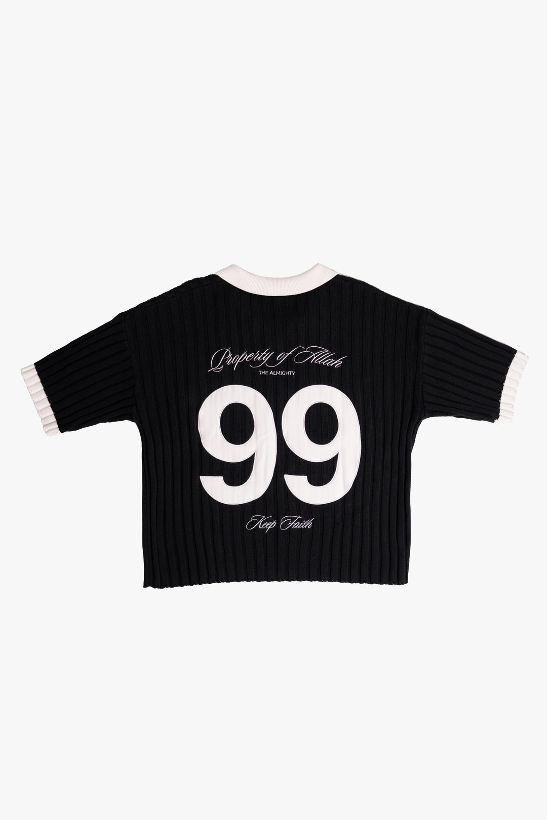 Property of Allah - Black Knit Polo