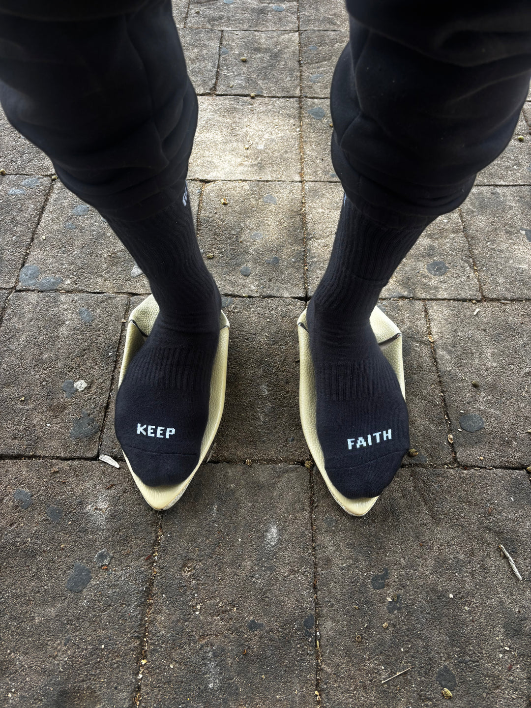 Guide Us To The Straight Path Socks - Black