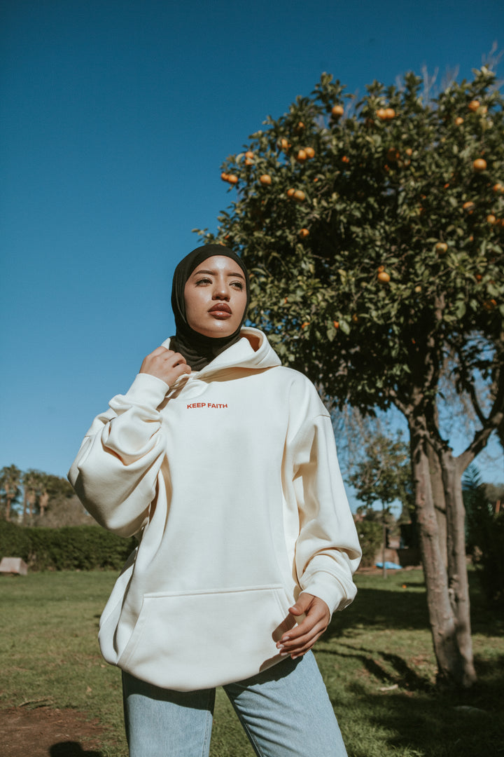 Palestine Will Be Free – Off White Hoodie