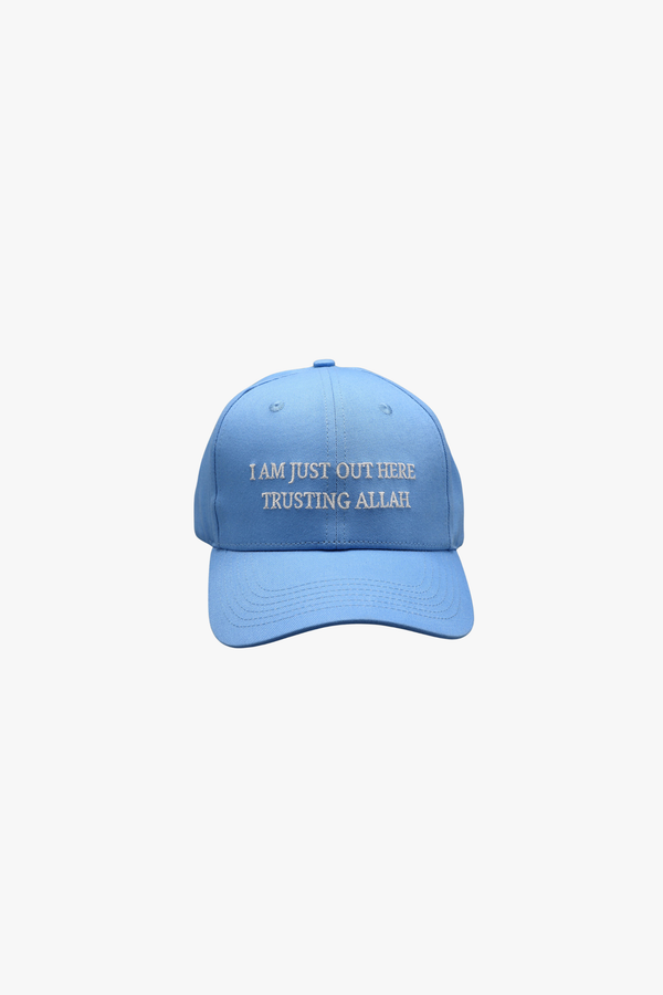 Trust Allah – Light Blue Cap