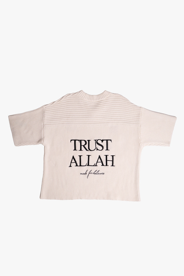 Trust Allah Knit Jersey - Ivory