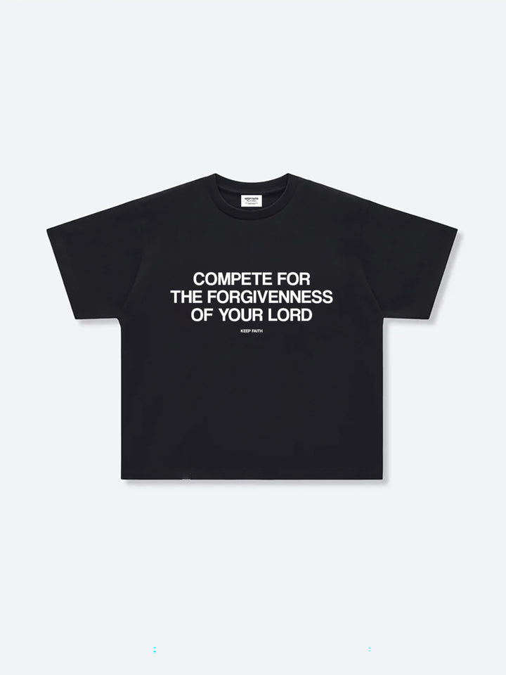 Compete for Forgiveness Tee - Black