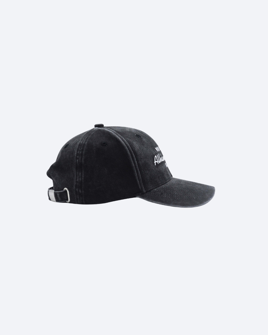 Win or Lose Alhamdulillah Cap - Vintage Black