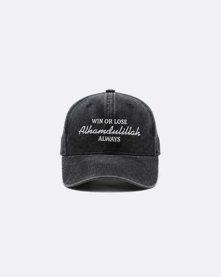 win or lose alhamdulillah vintage  cap